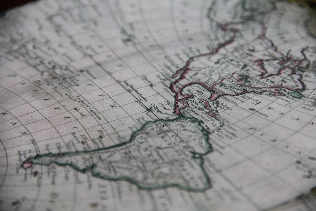 South American map